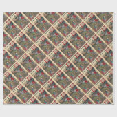 Japans mooie Geisha Samurai Art Cadeaupapier (Vlak)