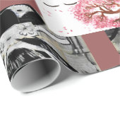 Japans motief omslagpapier cadeaupapier (Rol Hoek)