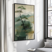 Japans Mystic Peaks Wall Art Print