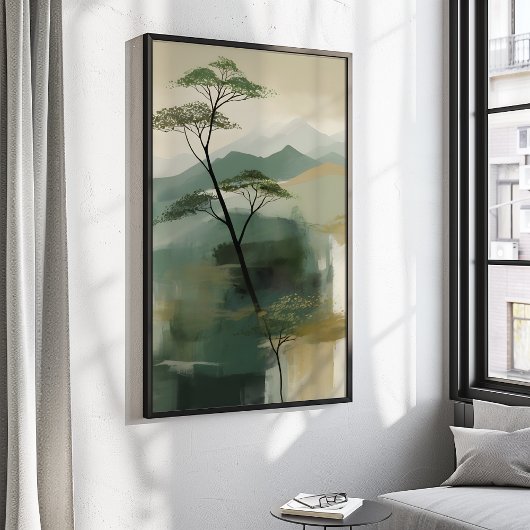 Japans Mystic Peaks Wall Art Print