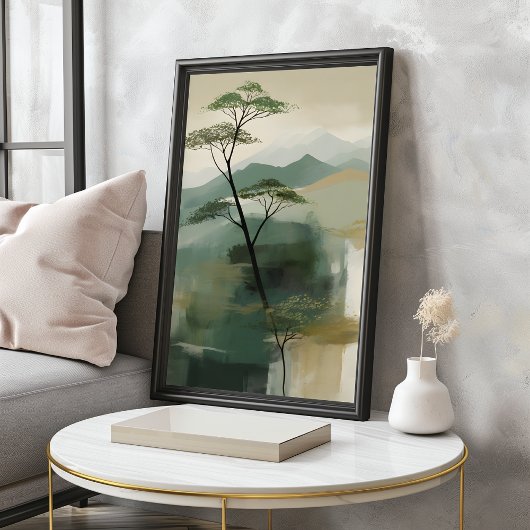 Japans Mystic Peaks Wall Art Print