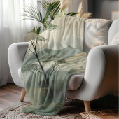 Japans Mystic Peaks Wall Art Print Sherpa Deken