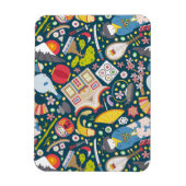 Japans naadloos patroon magneet (Verticaal)