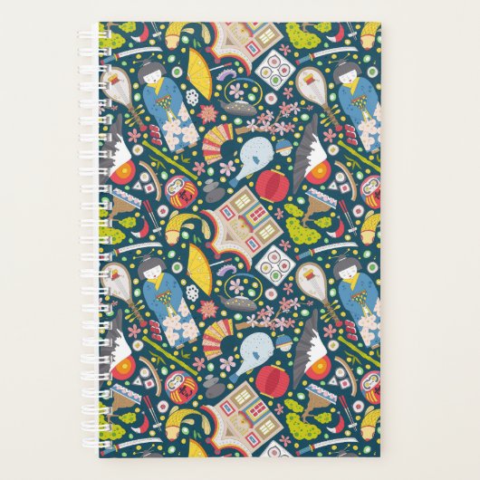 Japans naadloos patroon planner (Voorkant)