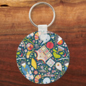 Japans naadloos patroon sleutelhanger (Voorkant)