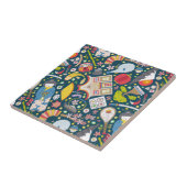 Japans naadloos patroon tegeltje (Zijkant)