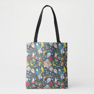 Japans naadloos patroon tote bag