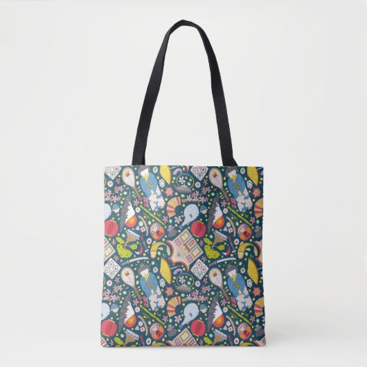 Japans naadloos patroon tote bag (Voorkant)