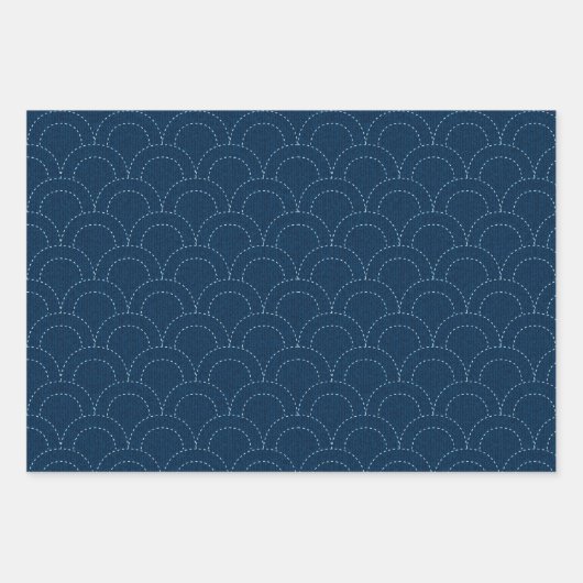 Japans naaipatroonverlooppapier inpakpapier vel (Voorkant)