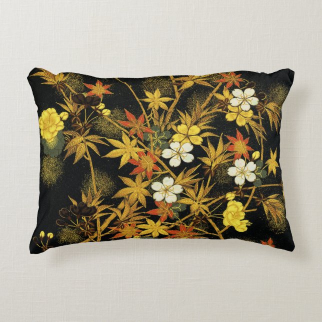 Japans najaar laat Antiek rijke klassieke kunst ac Accent Kussen (Voorkant)