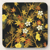 Japans najaar laat Antiek rijke klassieke kunst ac Bier Onderzetter (Voorkant)