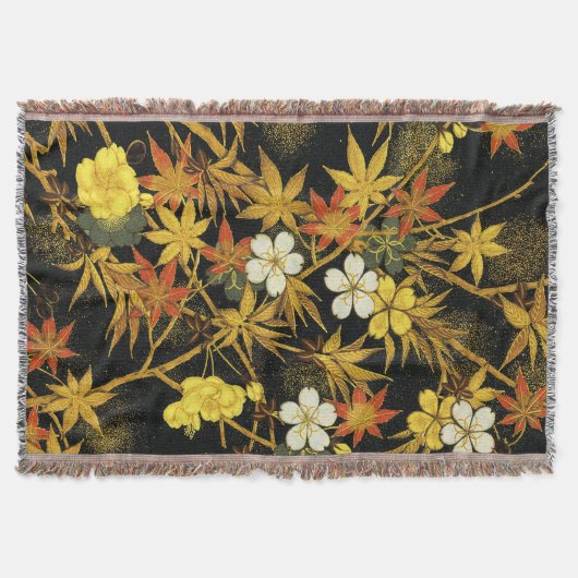 Japans najaar laat Antiek rijke klassieke kunst ac Deken (Voorkant)