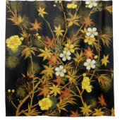 Japans najaar laat Antiek rijke klassieke kunst ac Douchegordijn (Voorkant)