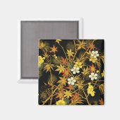 Japans najaar laat Antiek rijke klassieke kunst ac Magneet (Voorkant / Achterkant)