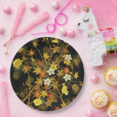 Japans najaar laat Antiek rijke klassieke kunst ac Papieren Bordje (Feest)