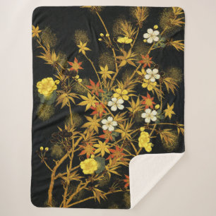 Japans najaar laat Antiek rijke klassieke kunst ac Sherpa Deken