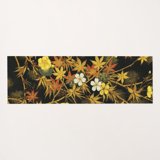 Japans najaar laat Antiek rijke klassieke kunst ac Yogamat (Achterkant (horizontaal))