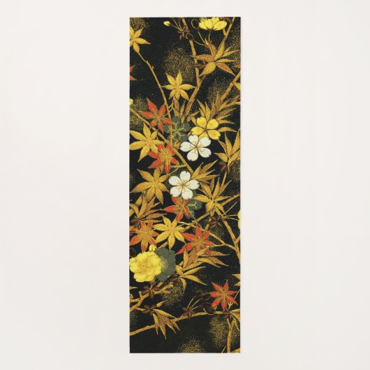 Japans najaar laat Antiek rijke klassieke kunst ac Yogamat (Achterkant)