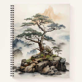 Japans Natuur Bonsai Tree Art Design Notitieboek