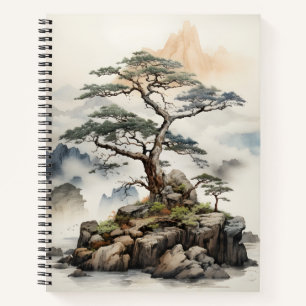Japans Natuur Bonsai Tree Art Design Notitieboek