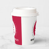 Japans nieuwjaar Shogatsu Japan Nippon Flag Papieren Bekers (Rechts)