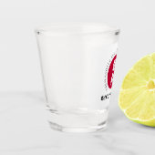 Japans nieuwjaar Shogatsu Japan Nippon Flag Shot Glas (Links)