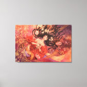 Japans Noh Masker Fantasy Kunst Canvas Afdruk (Voorkant)