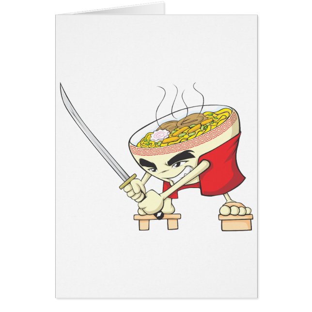 Japans noordpoolstrijder met Samurai-zwaard (Voorkant)