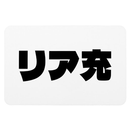 Japans Normie リア充 Riajuu Nihongo Slang Magneet (Horizontaal)