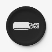 Japans Nu _____なう! NAU (vul de lege punten in) Papieren Bordje (Voorkant)