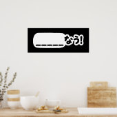 Japans Nu _____なう! NAU (vul de lege punten in) Poster (Keuken)