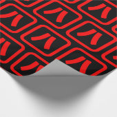 Japans nummer acht 八 【 Hachi 】 Kanji Cadeaupapier (Hoek)