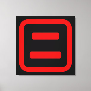 Japans nummer twee 二 【 Ni 】 Kanji Canvas Afdruk