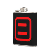 Japans nummer twee 二 【 Ni 】 Kanji Heupfles (Links)