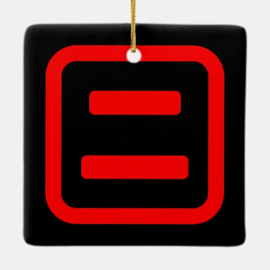 Japans nummer twee 二 【 Ni 】 Kanji Keramisch Ornament (Achterkant)