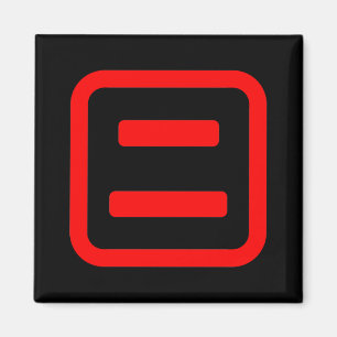 Japans nummer twee 二 【 Ni 】 Kanji Magneet