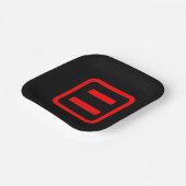 Japans nummer twee 二 【 Ni 】 Kanji Papieren Bordje (Gebogen)