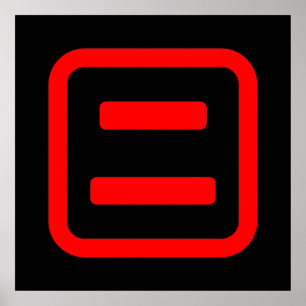 Japans nummer twee 二 【 Ni 】 Kanji Poster