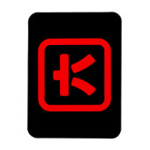 Japans nummer zes 六 【 Roku 】 Kanji Magneet (Verticaal)