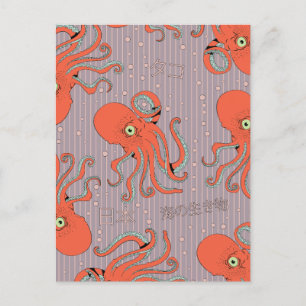 Japans Octopuspatroon Briefkaart