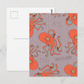 Japans Octopuspatroon Briefkaart (Voorkant / Achterkant)