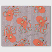 japans octopuspatroon cadeaupapier (Vlak)