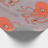japans octopuspatroon cadeaupapier (Hoek)