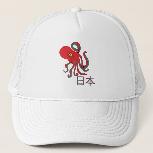 Japans Octopuspatroon Trucker Pet (Voorkant)