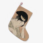  Japans Oegkio-e Woman Portret I Kleine Kerstsok (Voorkant (Hangend))