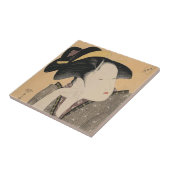  Japans Oegkio-e Woman Portret IV Tegeltje (Zijkant)