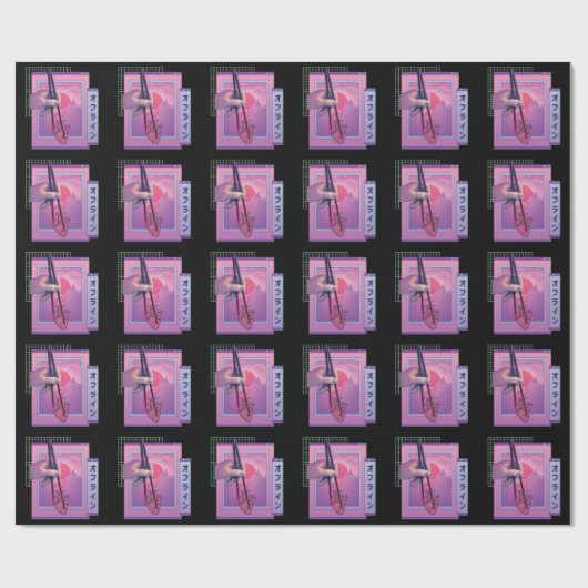 Japans offline dampvormig esthetisch hart cadeaupapier (Vlak)