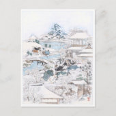 Japans Okio-e van de 47 Ronin Fighting Samur Briefkaart (Voorkant)