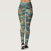 Japans olieverschilderij leggings (Achterkant)