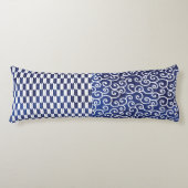 Japans omkeerbaar patroonlichaam Lumbar Pillow Lichaamskussen (Voorkant)